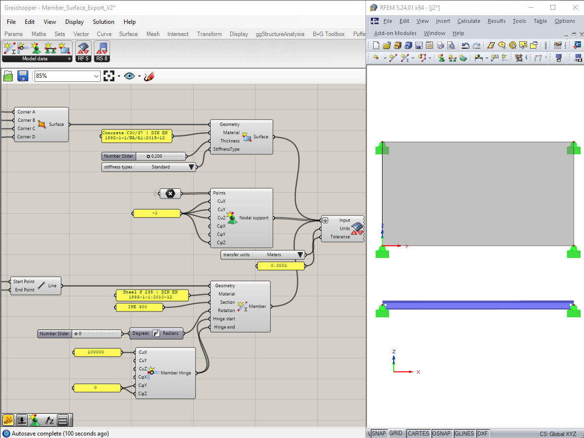 Components of Dlubal Plug-in