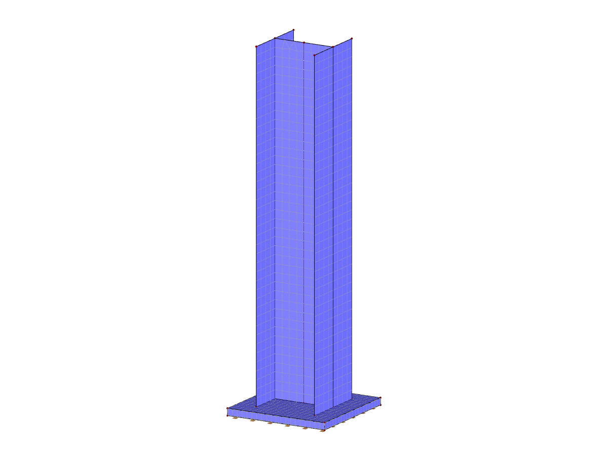 Contact Solid Under Column Base Plate (Without Bolts)