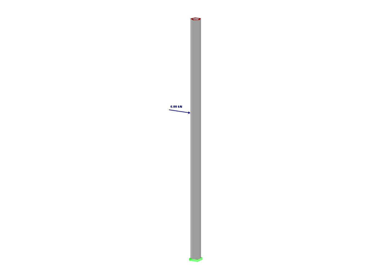 Column with Height-Dependent Nodal Load