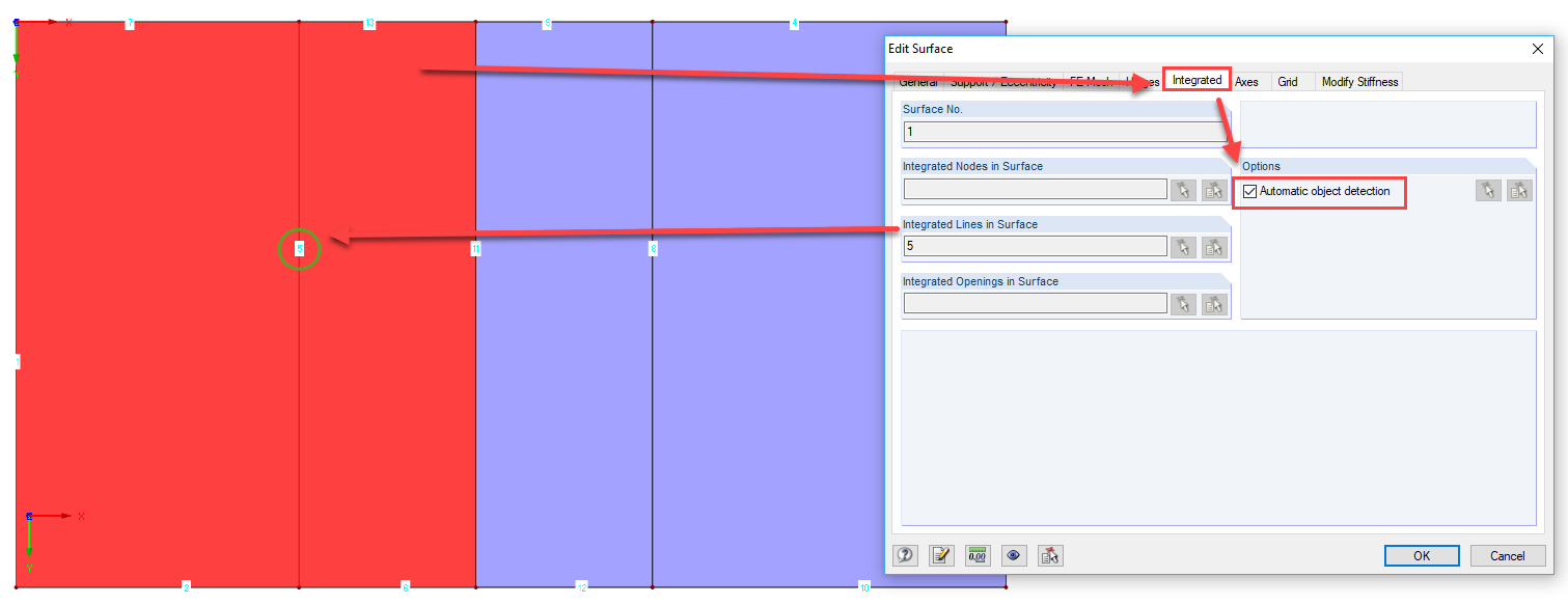 Automatic Object Detection After Split