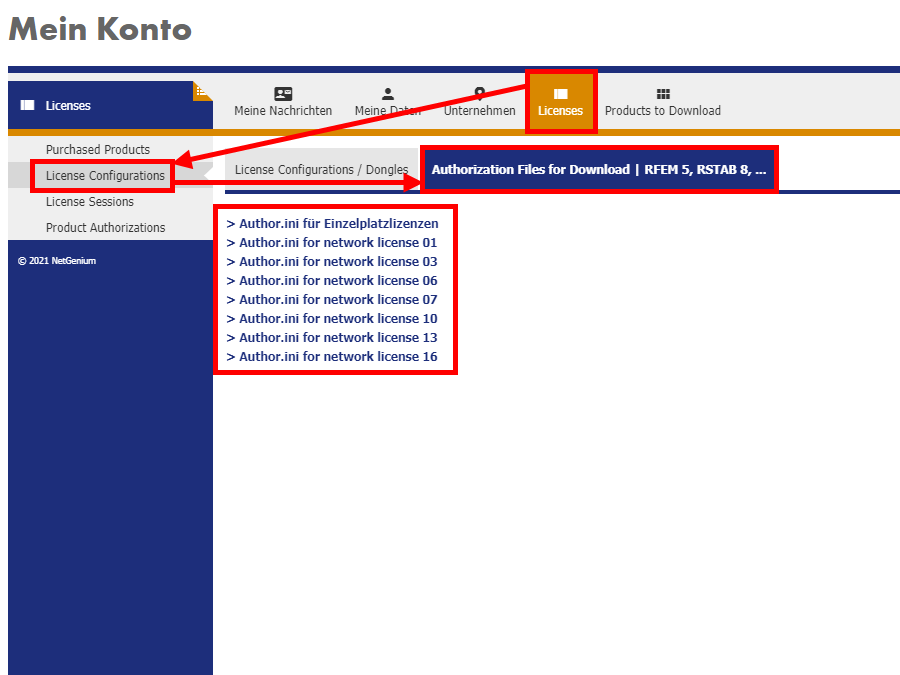 Downloading Current Authorization Files