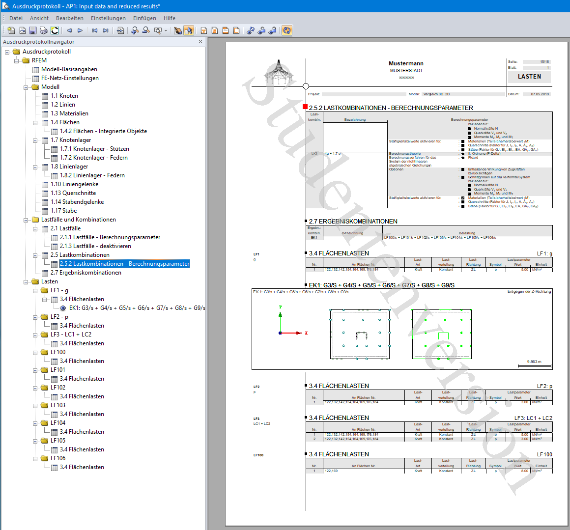 Watermarks in Student Version