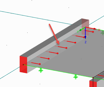 Line Hinge on Free Edge