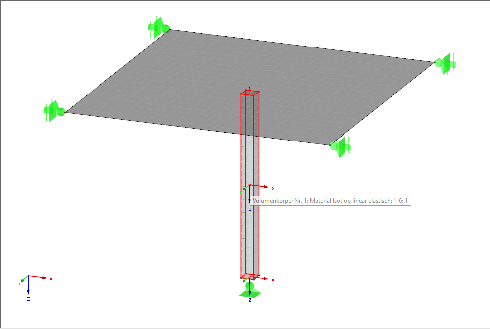 Column Modeled as "Solid" in RFEM