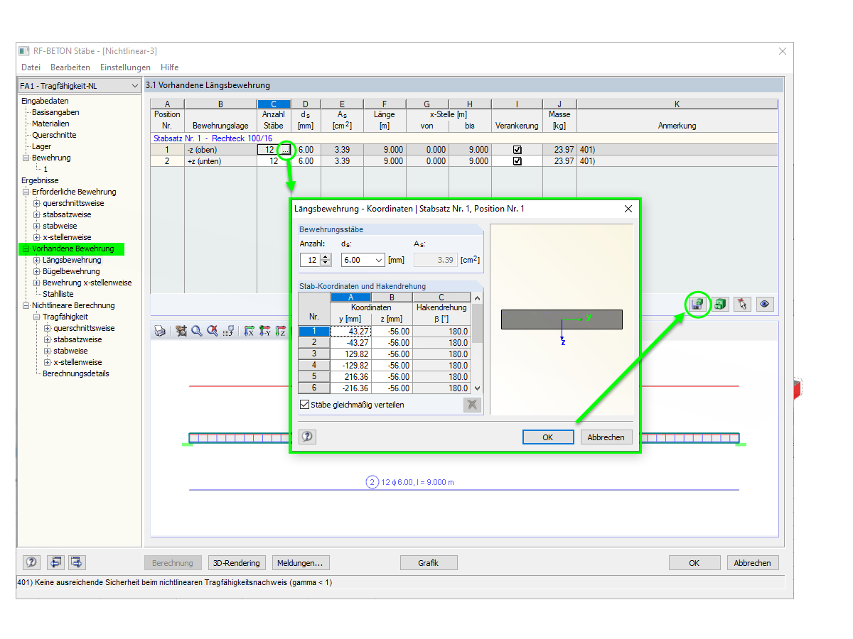 Saving Existing Reinforcement