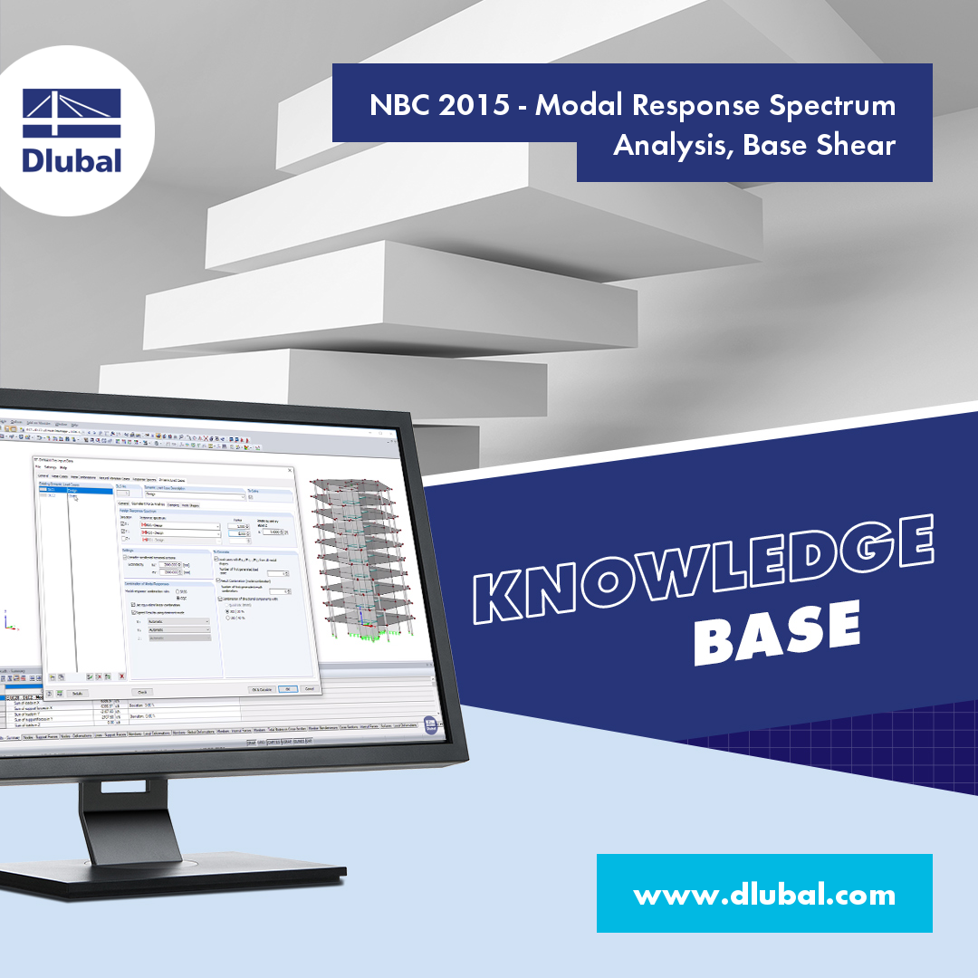 NBC 2015 - Modal Response Spectrum Analysis, Horizontal Shear