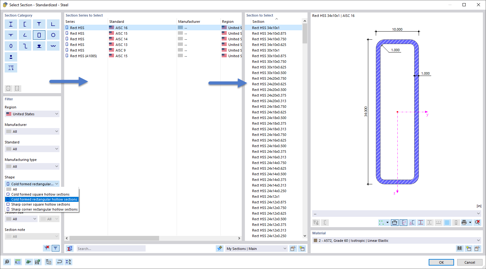 Selecting Hot-Rolled Rectangular Hollow Section