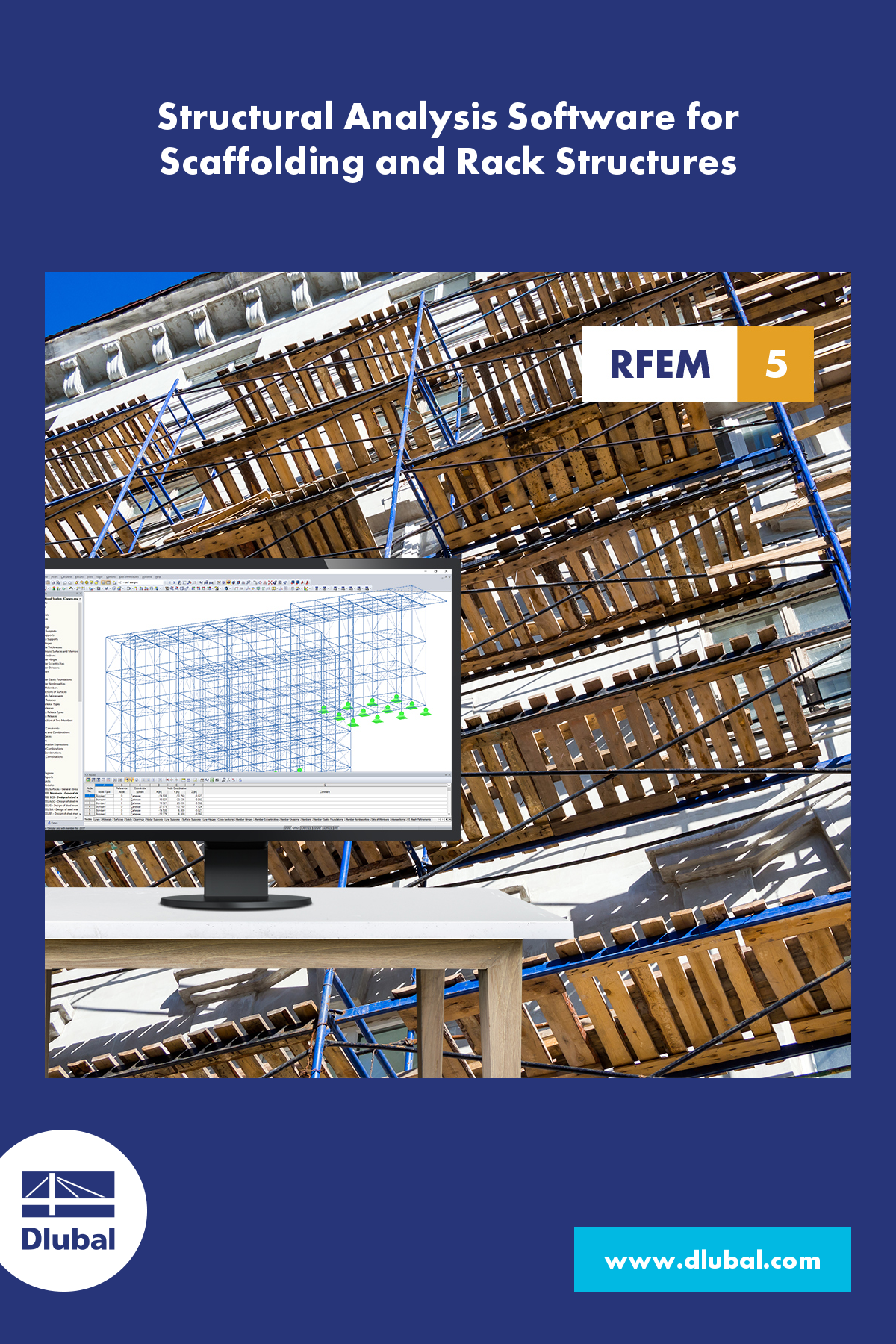 Structural Analysis Software for Scaffolding and Rack Structures