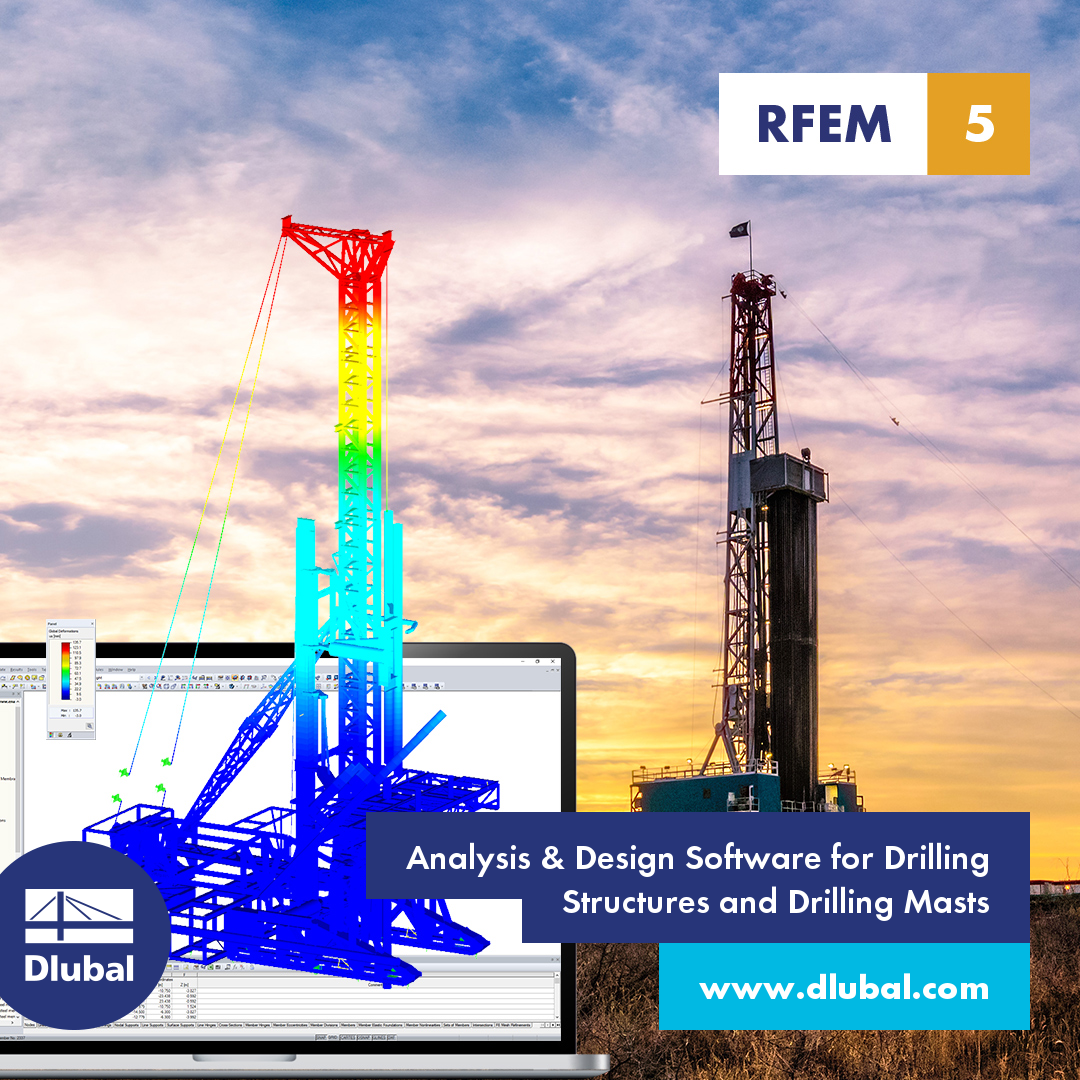 Structural Analysis Software for Drilling Structures and Drilling Masts