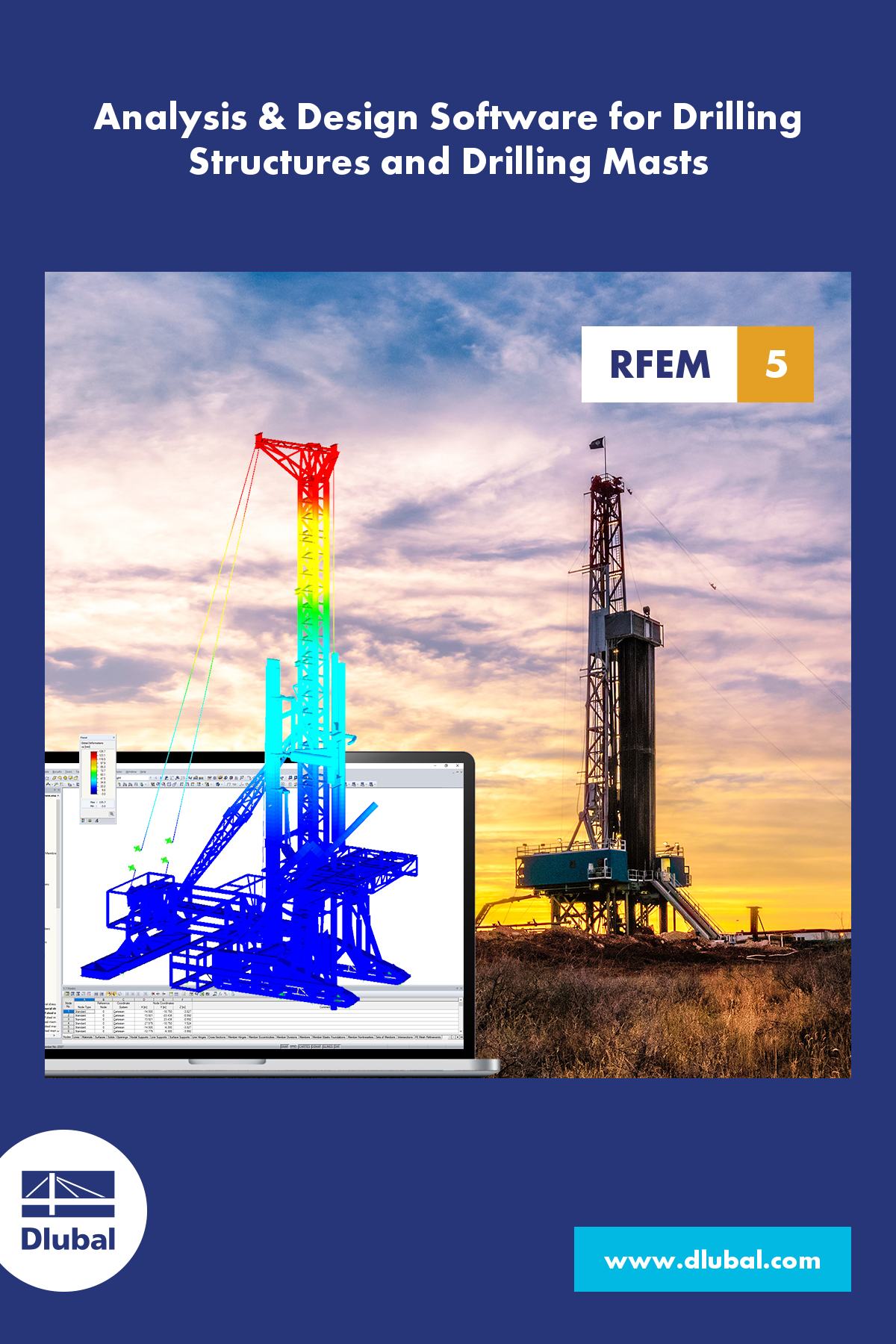 Structural Analysis Software for Drilling Structures and Drilling Masts