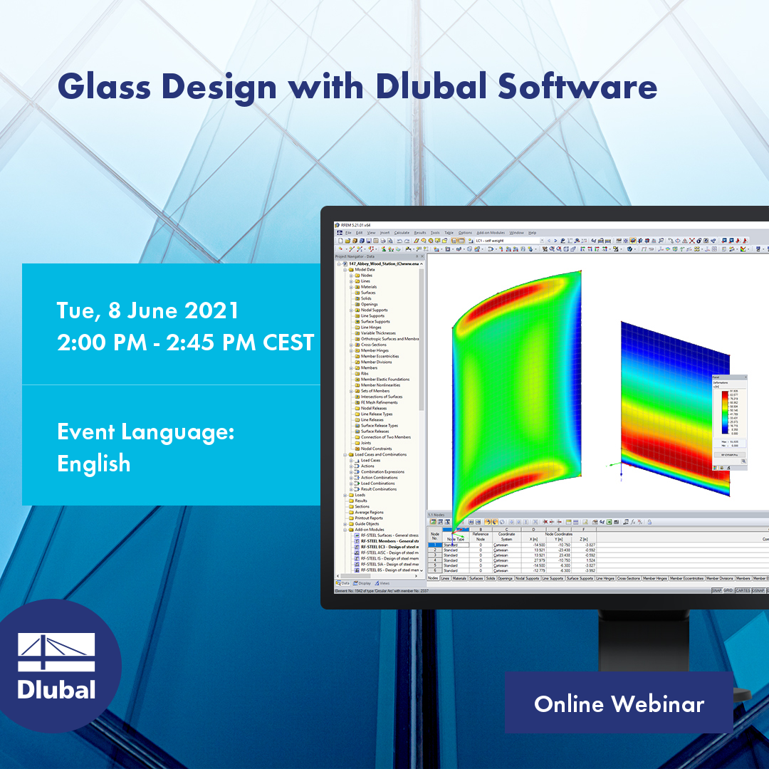 Glass Design with Dlubal Software