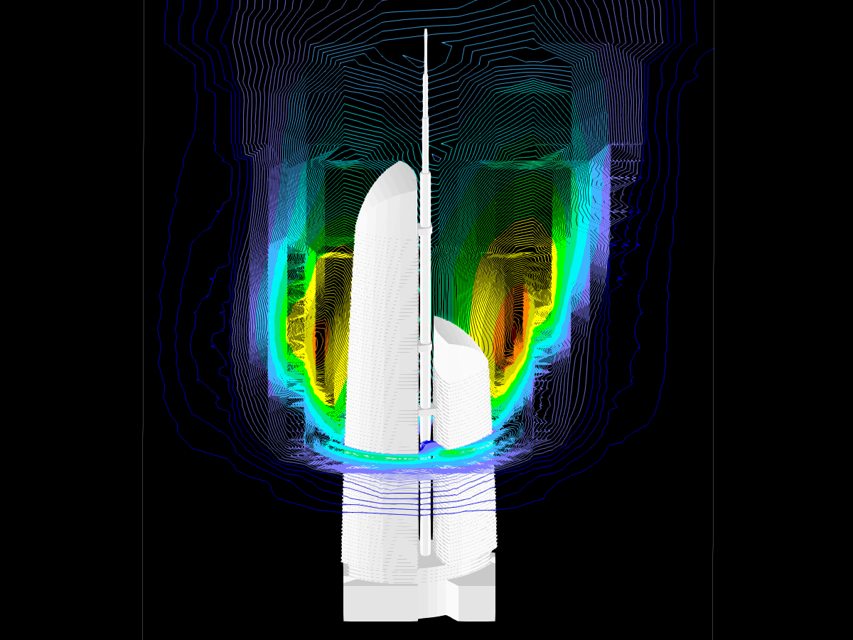 Federation Tower, Resulting Turbulence