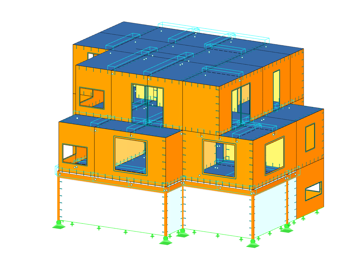 Design of Single-Family House Made of Cross-Laminated Timber Using BIM Method