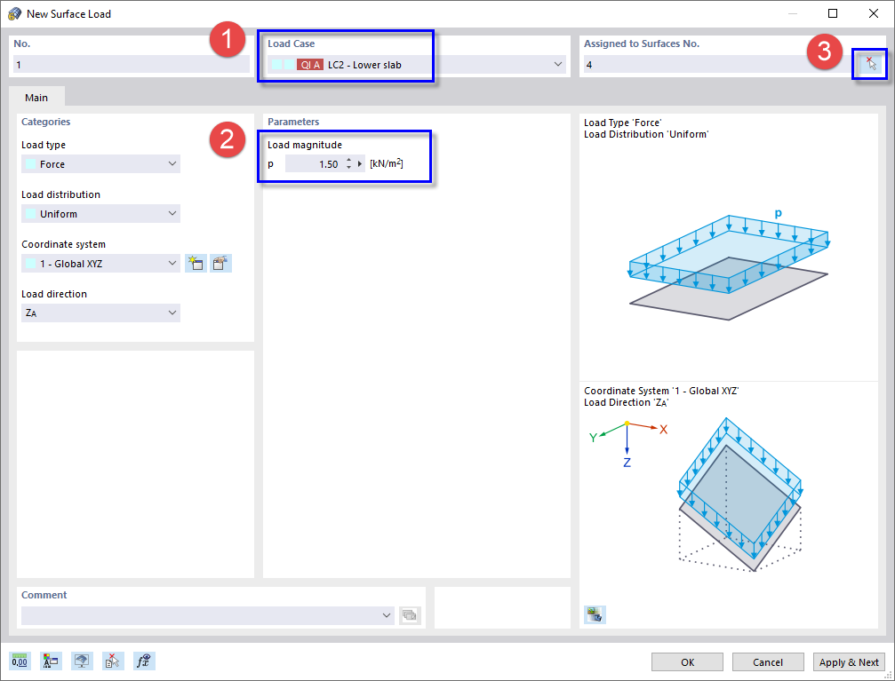 Defining Live Load of Lower Slab