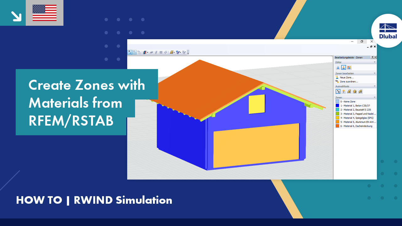 RWIND Simulation | Creating Zones with RFEM/RSTAB Materials