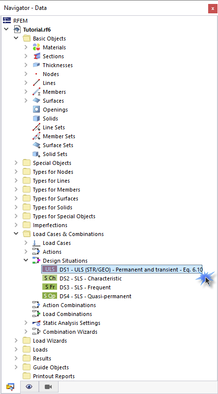 Design Situations in Navigator