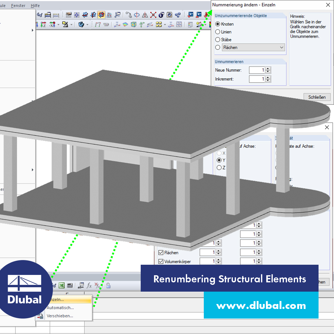 Renumbering Structural Elements