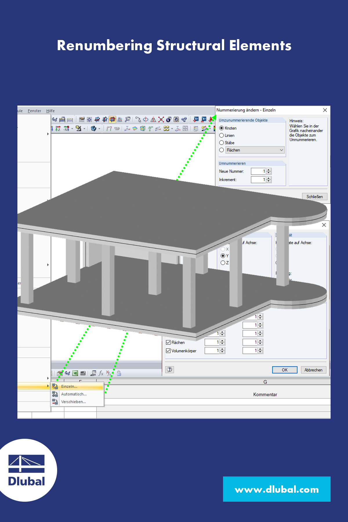 Renumbering Structural Elements