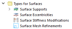 Types for Surfaces in Navigator
