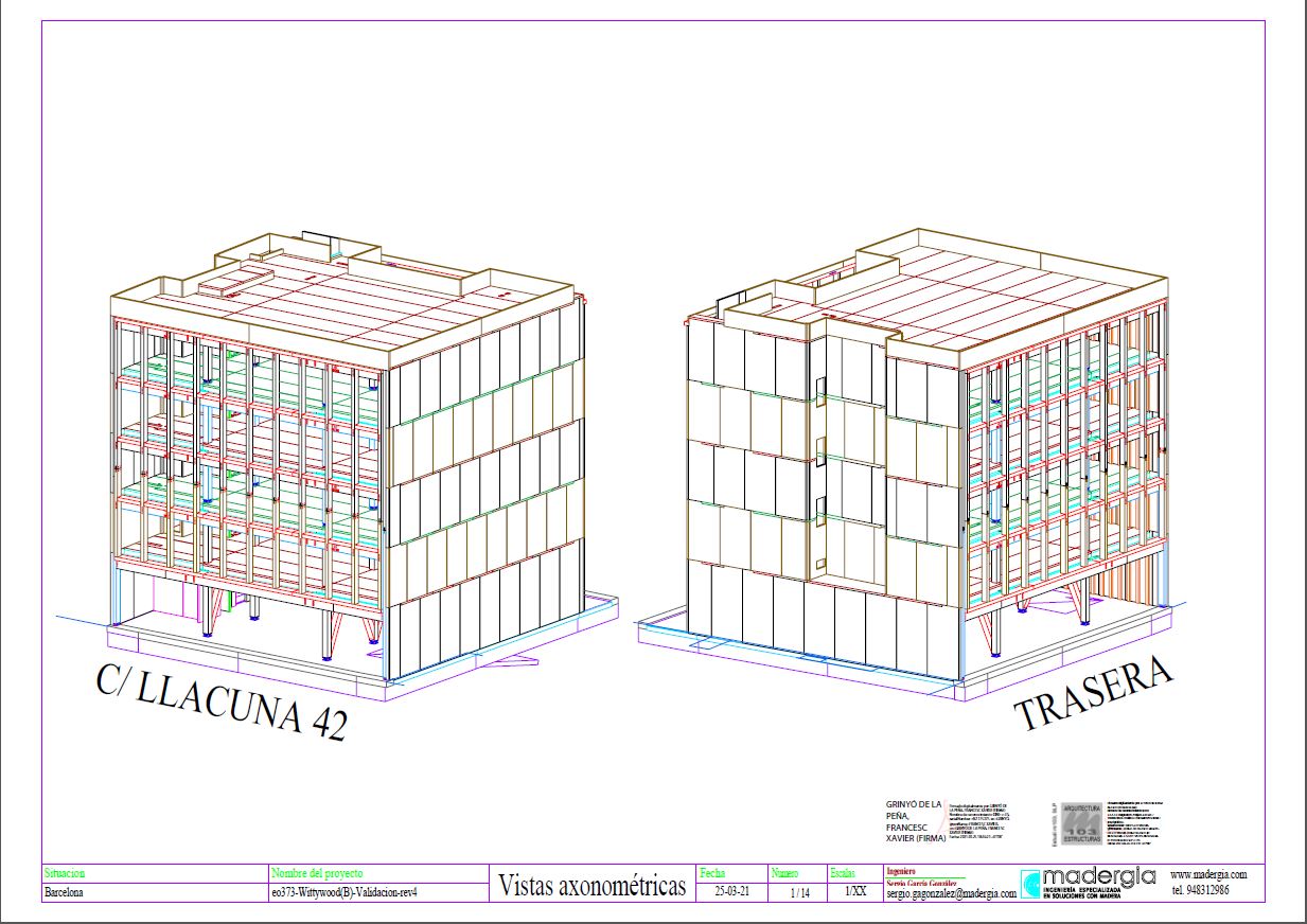 Axonometric Views for Mounting (© Madergia)