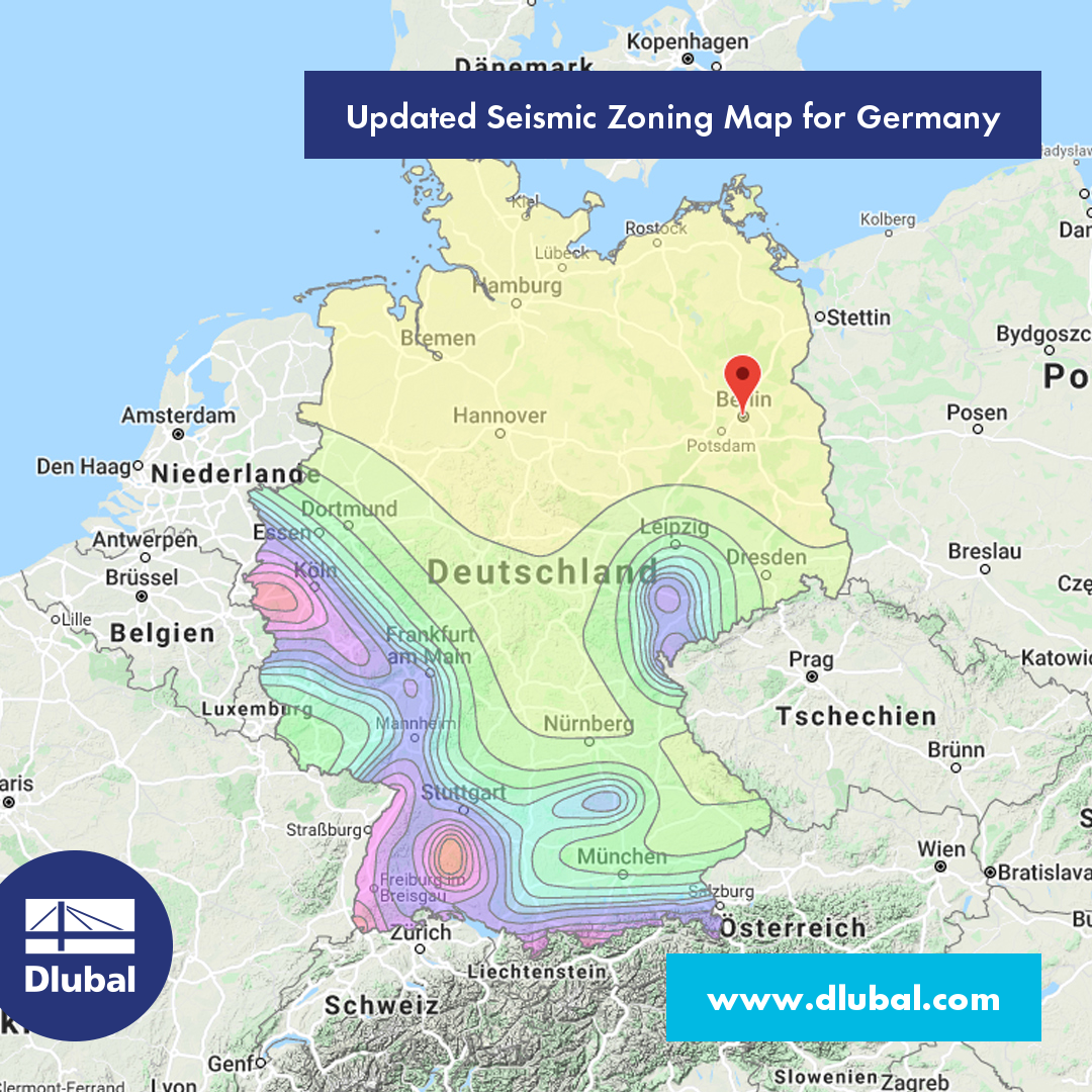 Updated Seismic Zoning Map for Germany