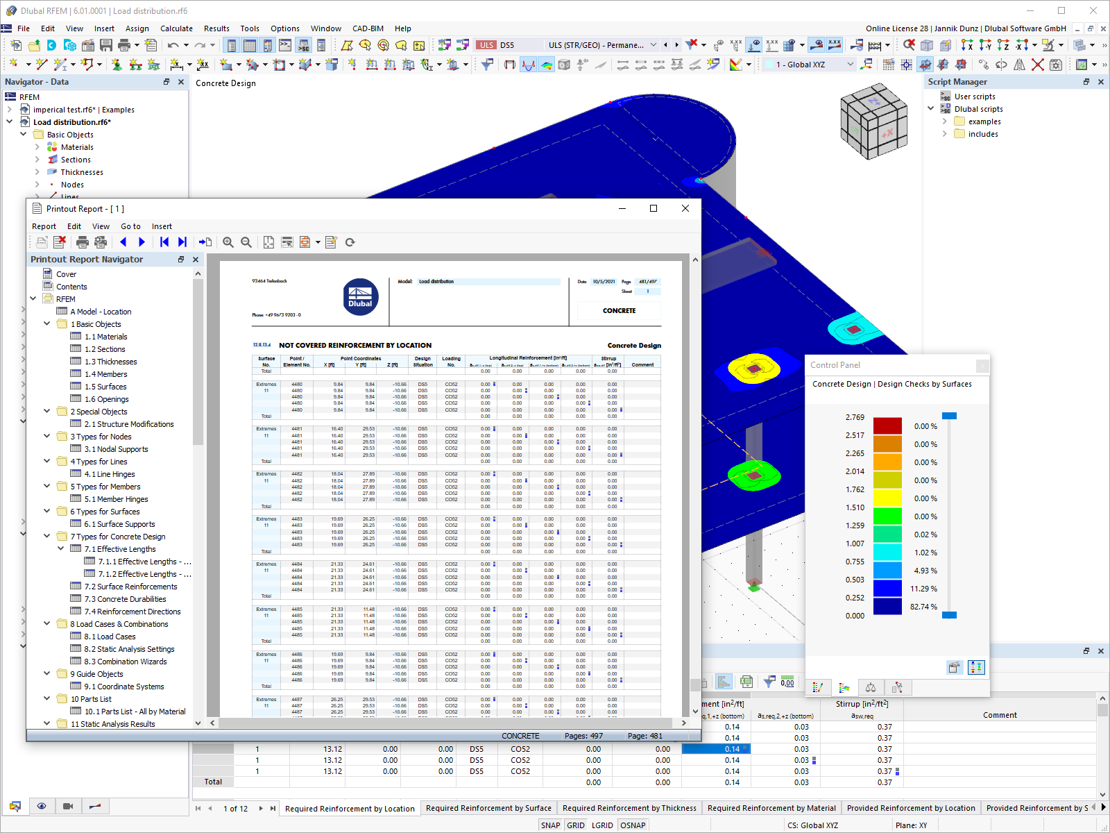 Parallel Work in Program and Report