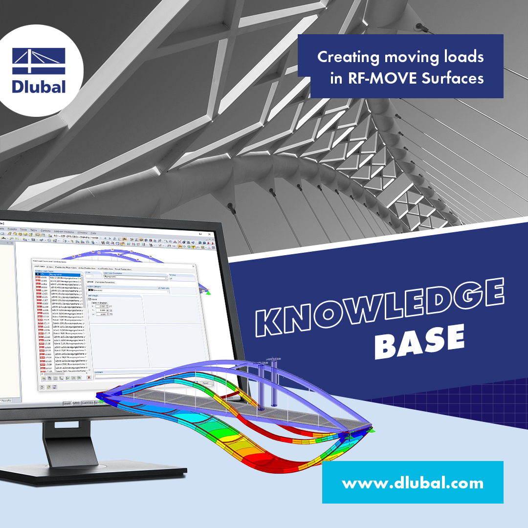 Creating Moving Loads \n in RF-MOVE Surfaces