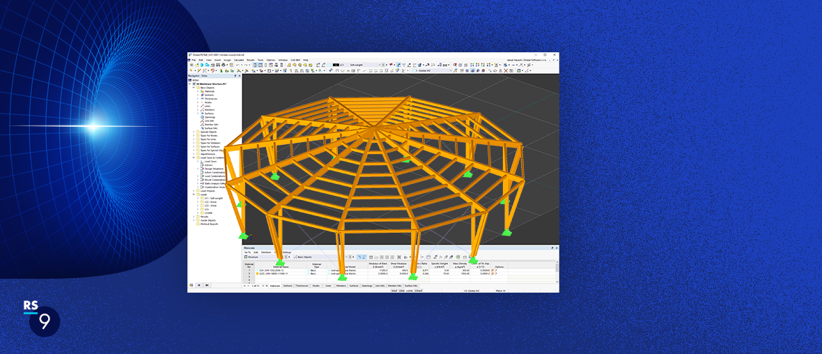 RSTAB 9 for Frames and Trusses