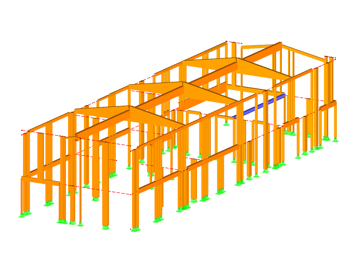 Model of Timber Structure of ÖkoFEN Headquarters Office Building