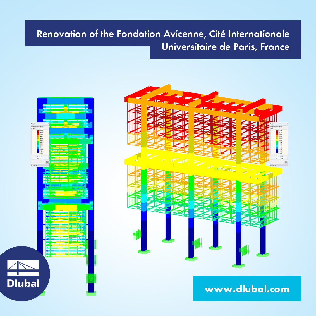 Renovation of Fondation Avicenne, Cité Internationale Universitaire de Paris, France