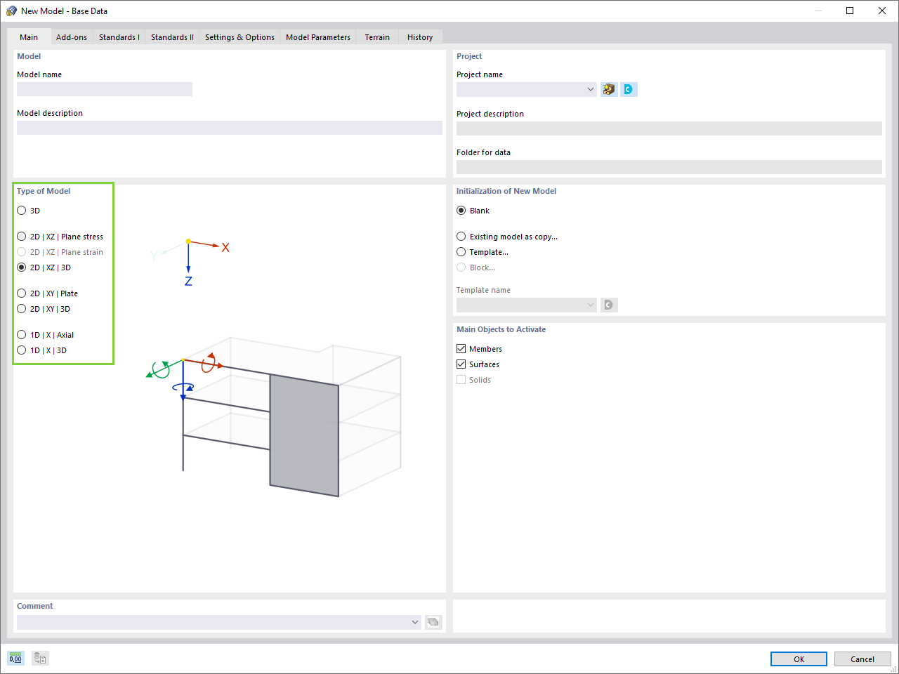 Model Types in RFEM 6