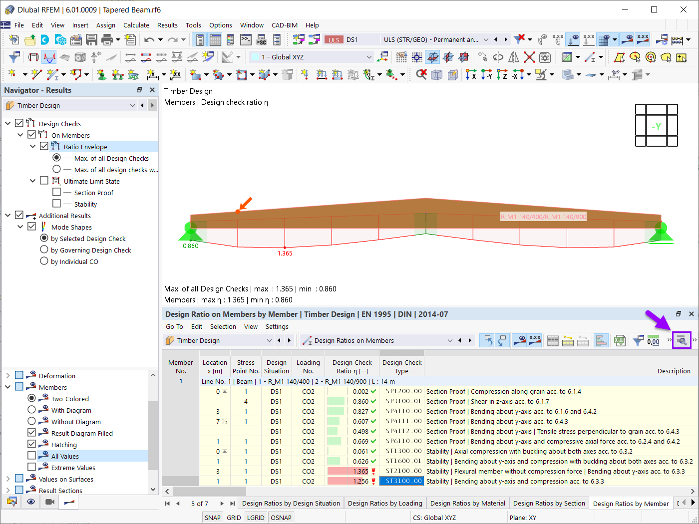 Timber Design Results