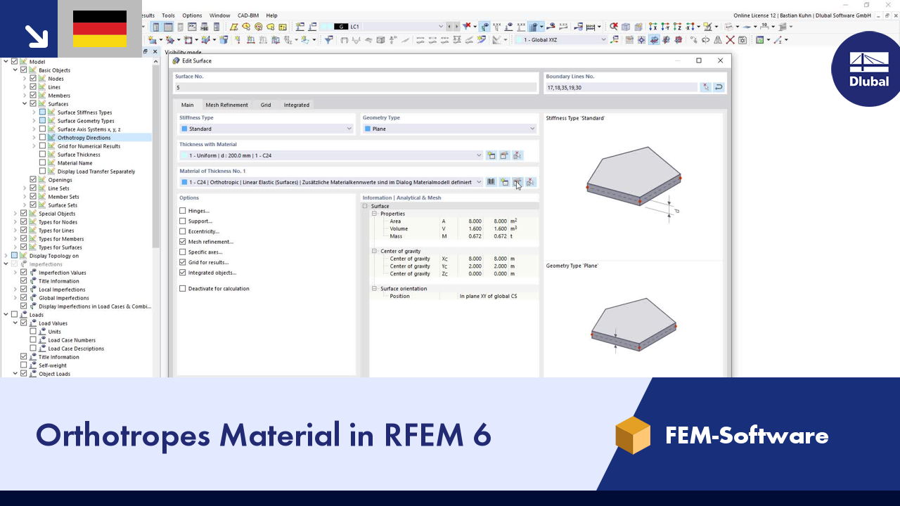 Video: Orthotropic Material