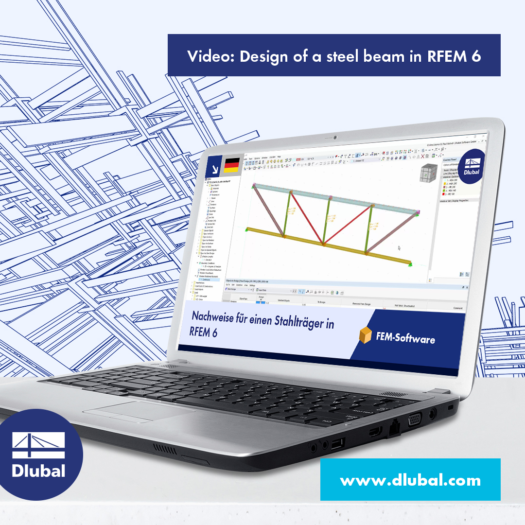 Video: Design of a Steel Beam in RFEM 6