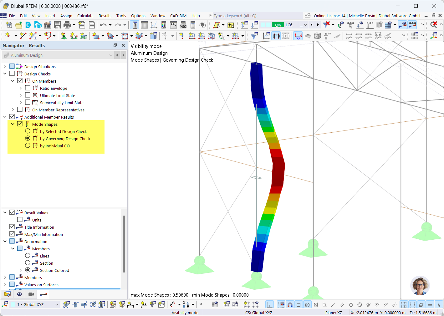 Navigator – Results – Mode Shapes