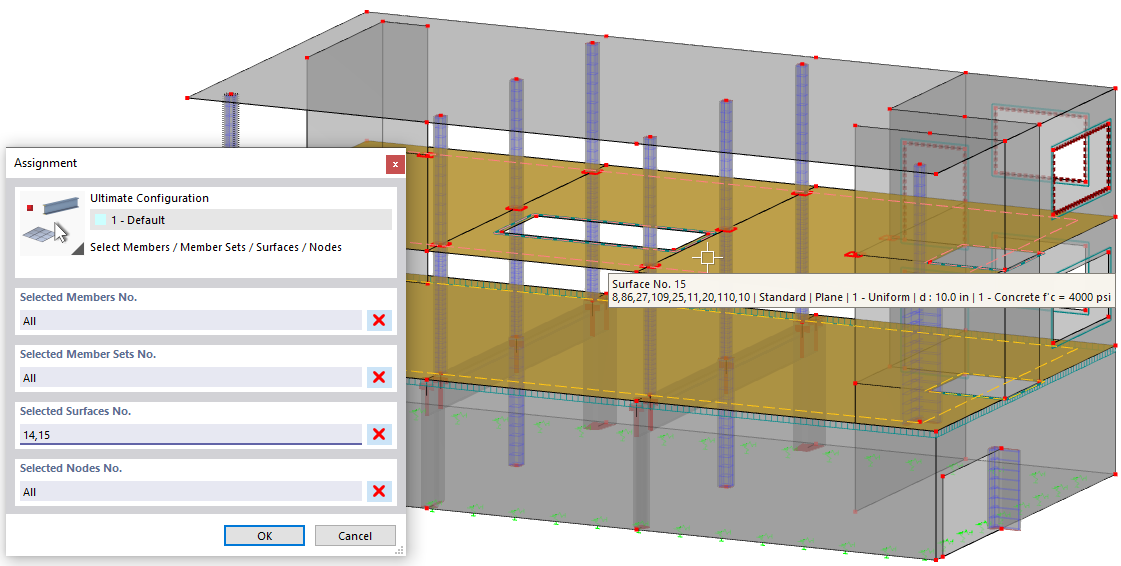 Assigning Objects to Configuration Graphically