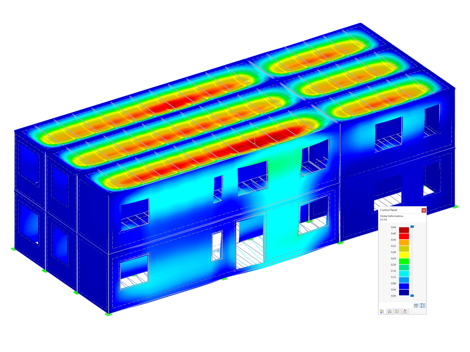 Container Building | Deformation of Ceiling