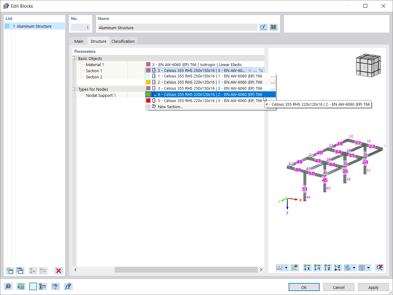 Modification of Block