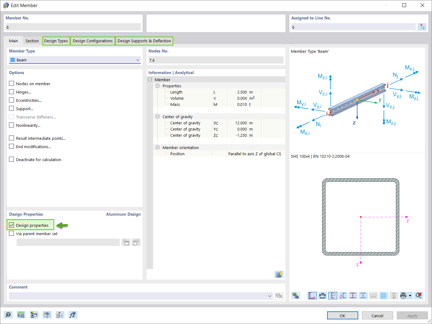 Activating Design Properties