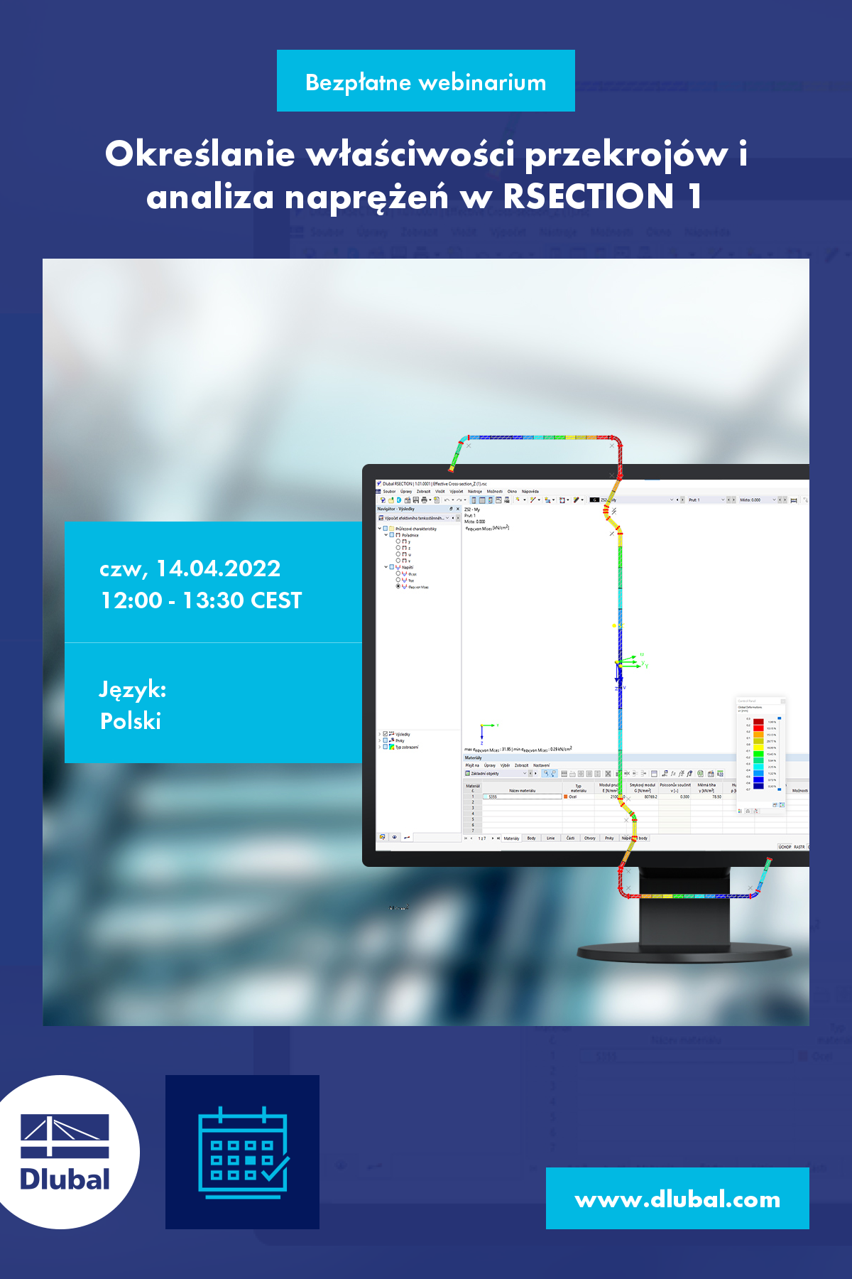 Determining Cross-Section Properties and Stress Analysis in RSECTION 1