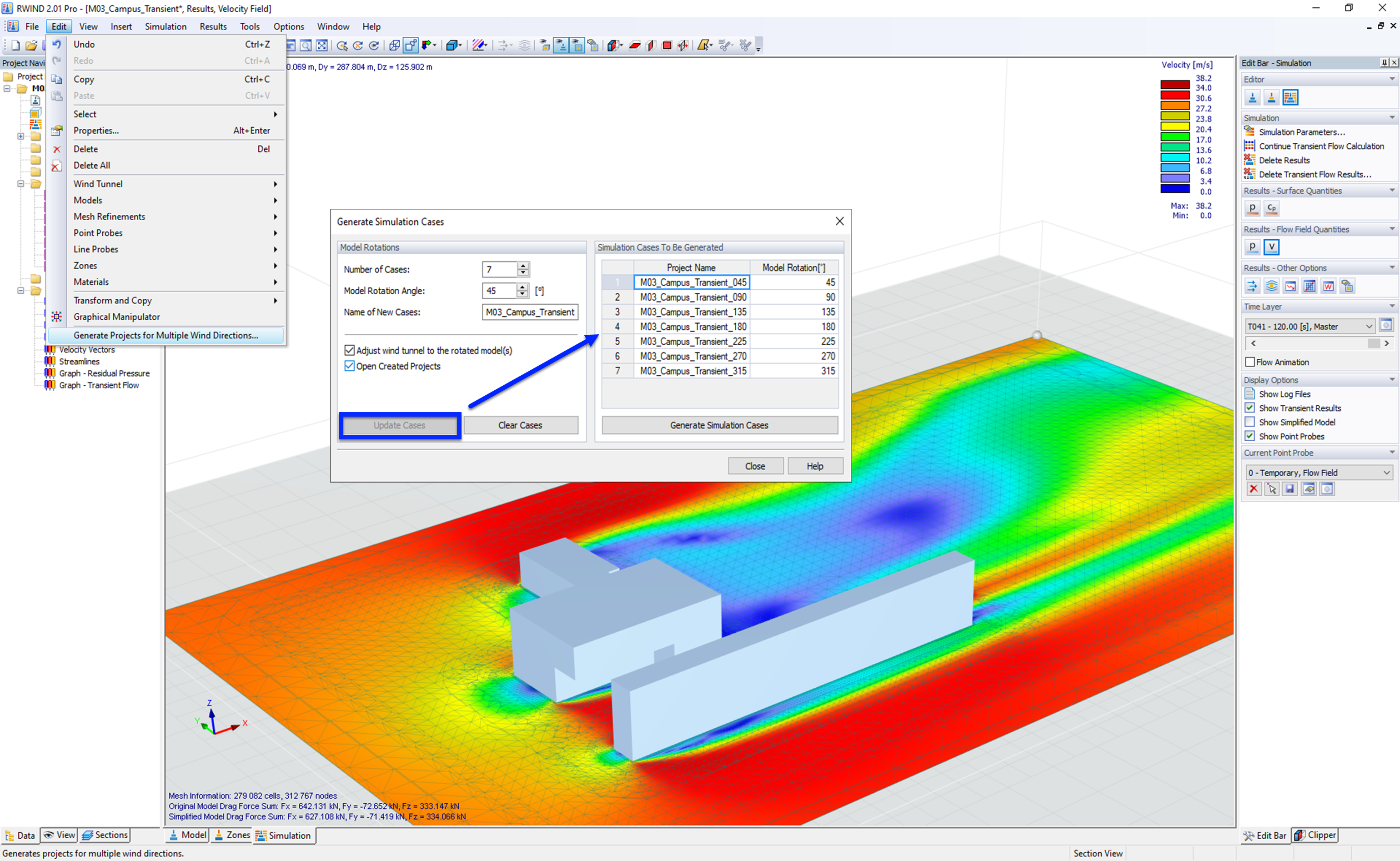 Generate Simulation Cases