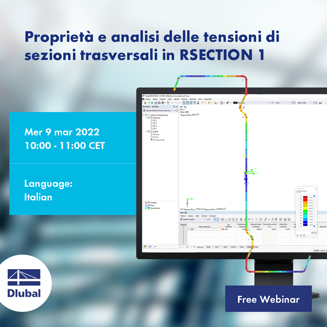 Properties and Stress Analysis of Cross-Sections in RSECTION 1