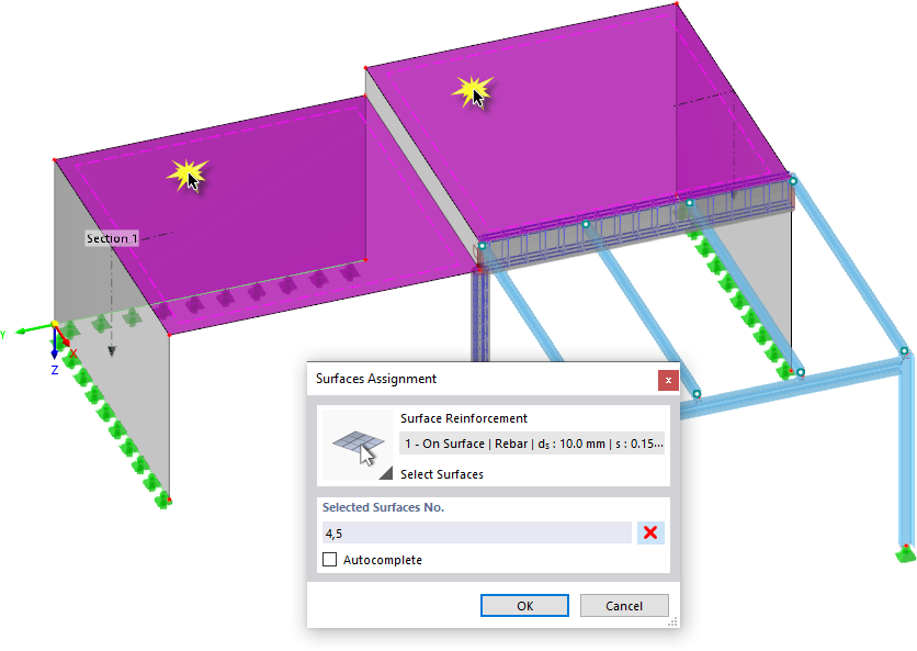 Assigning Reinforcement to Slabs