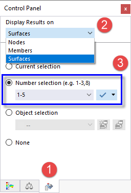 Controlling Display via "Number Selection"