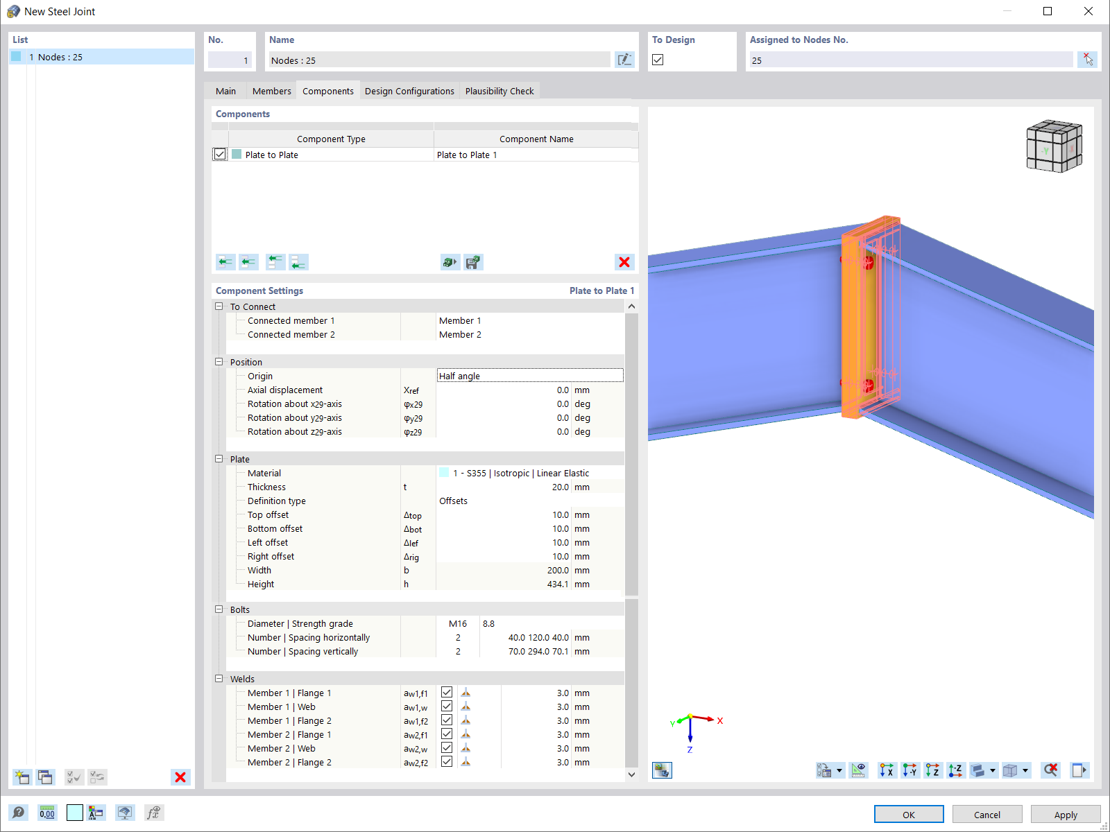 Component Settings