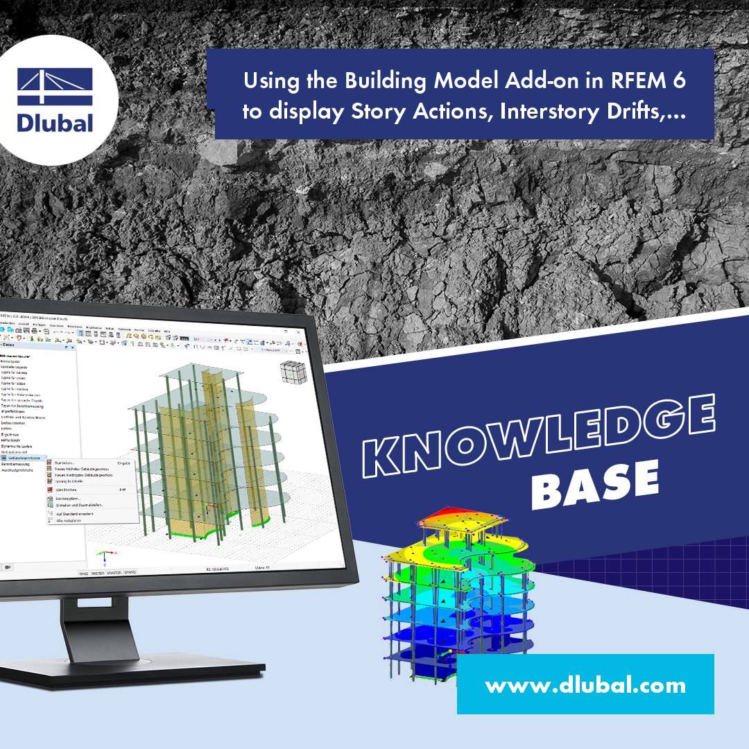 Using Building Model Add-on in RFEM 6 to Display Storey Actions, Interstorey Drifts, and Forces in Shear Walls