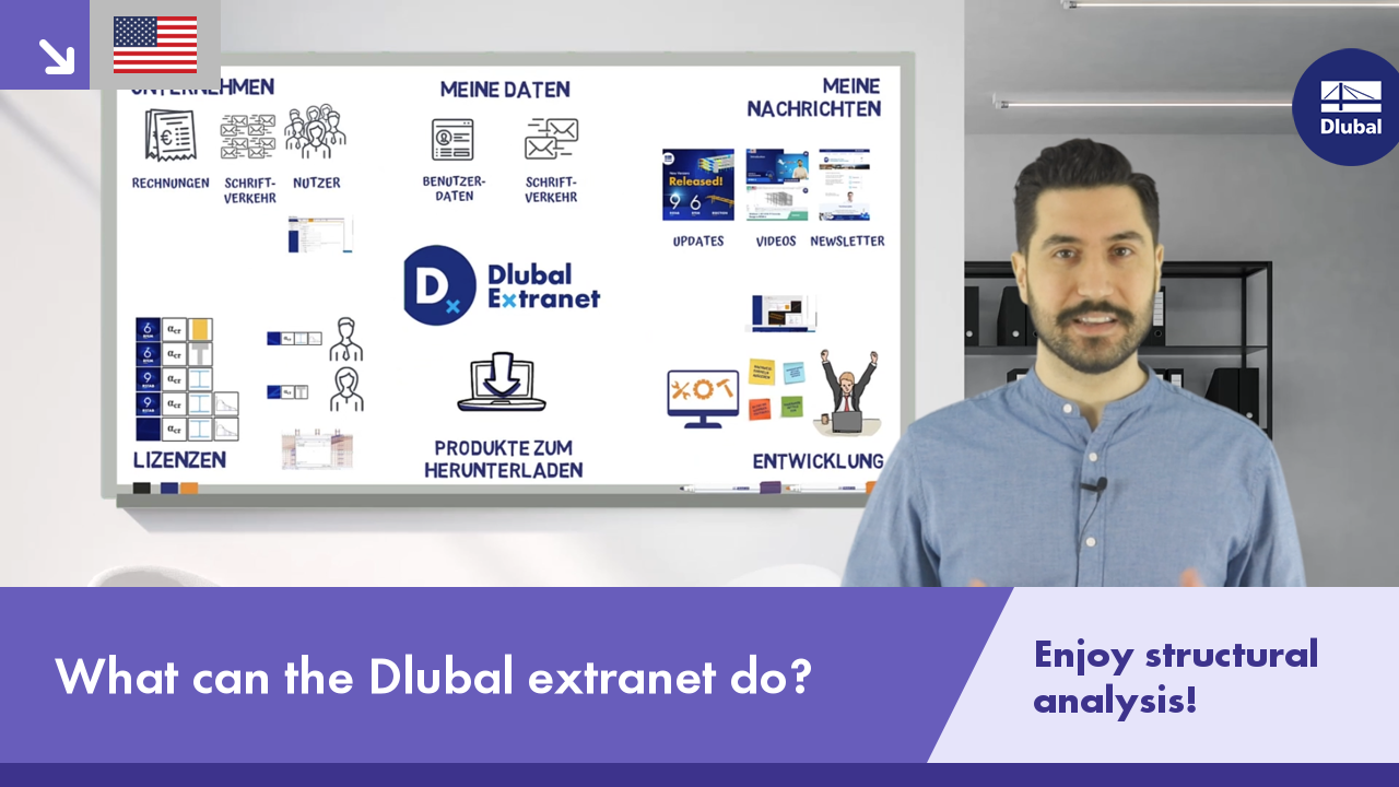 What can the Dlubal extranet do?