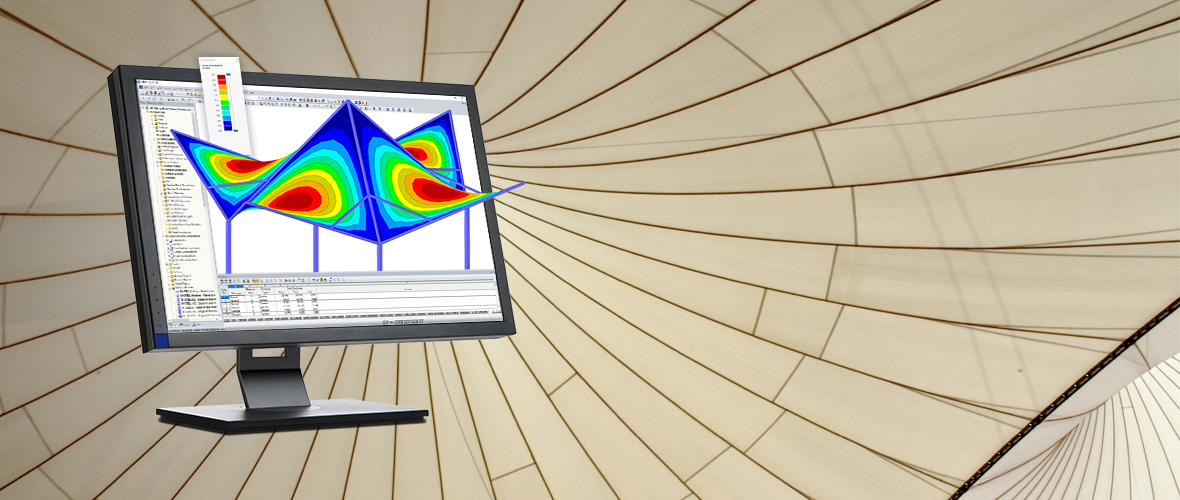 Structural Analysis of Tensile Membrane, Cable, Shell and Beam Structures