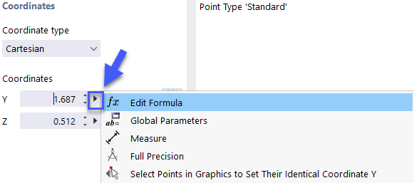 Editing Formula in Dialog Box