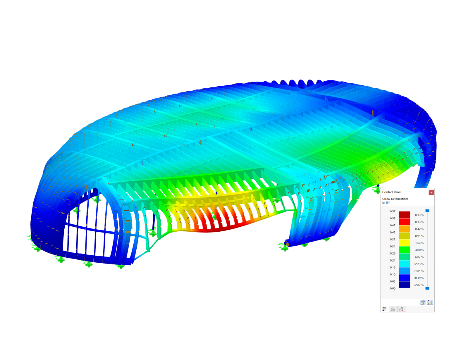 Deformation of Timber Frame Structure